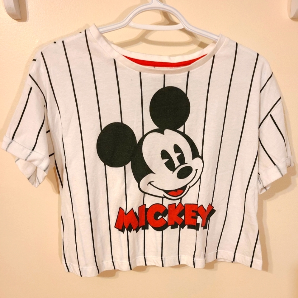 🌟Disney Mickey Mouse Crop Top Size Small